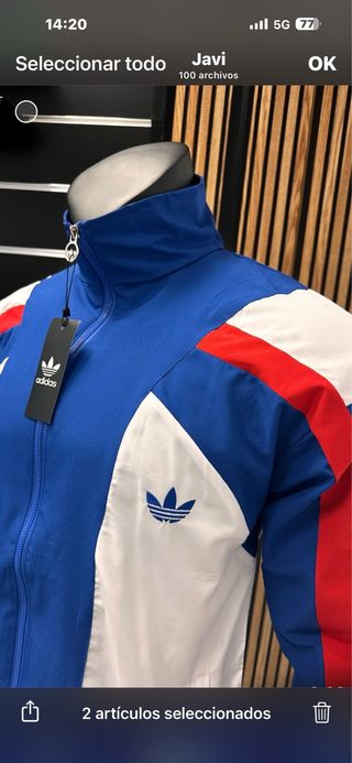Chándal Adidas Azul, Rojo y Blanco