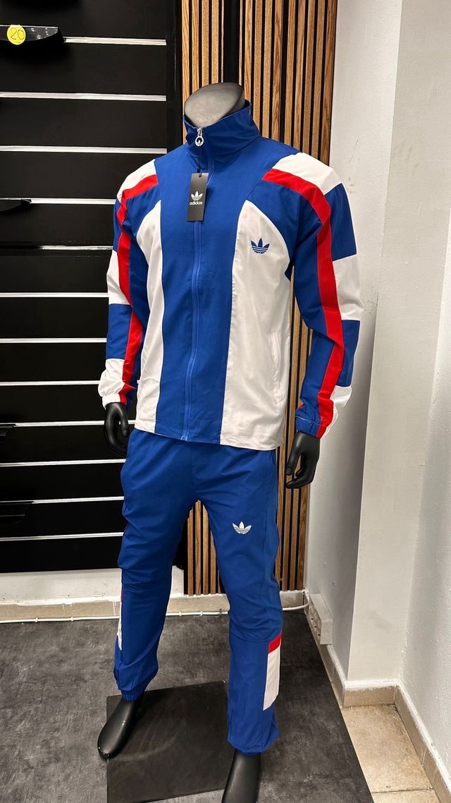 Chándal Adidas Azul, Rojo y Blanco