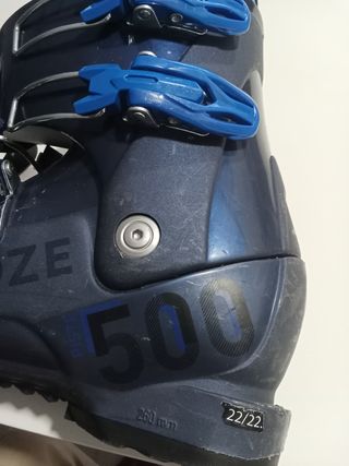 Botas de esquí infantil Wed'ze 500 talla 22.