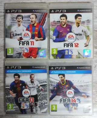Lote 4 Juegos PS3 FIFA 11, 12, 13, 14