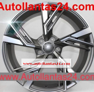Juego 4 llantas para audi rs6200 gris 19