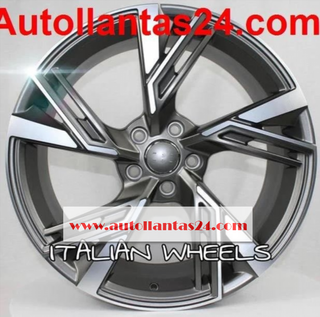 Juego 4 llantas para audi rs6200 gris 19