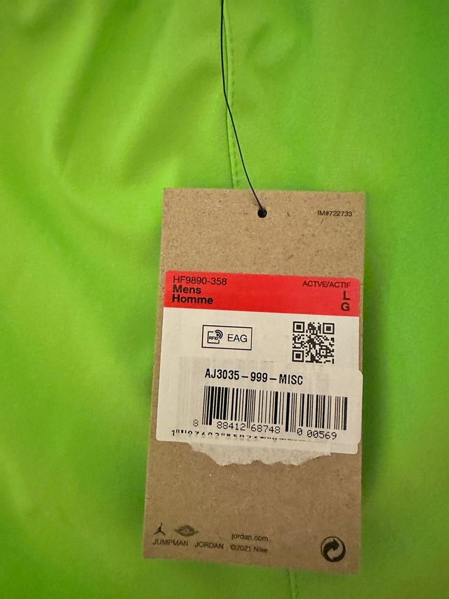 Conjunto Jordan Sudadera y Pantalón Verde