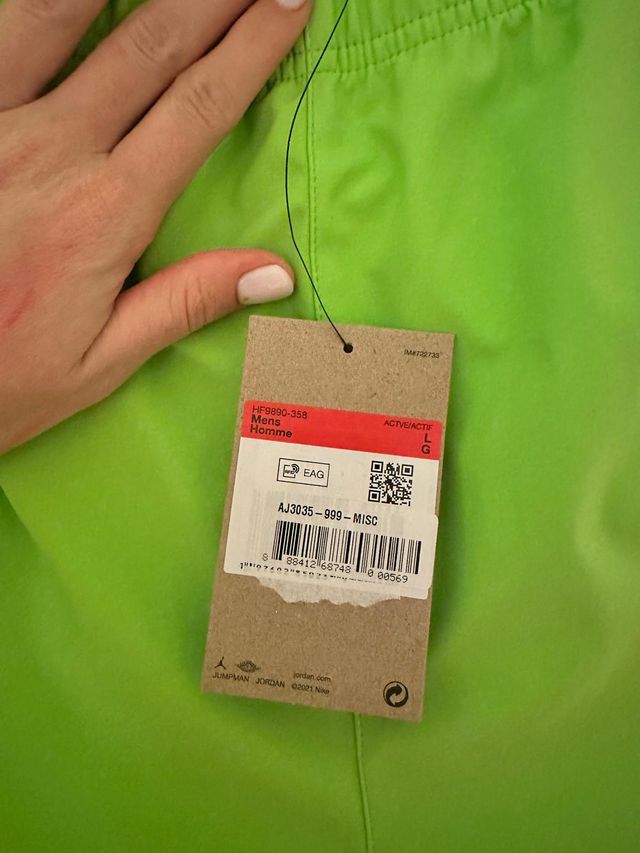 Conjunto Jordan Sudadera y Pantalón Verde