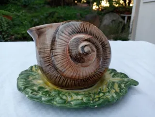 Lumachiera in ceramica