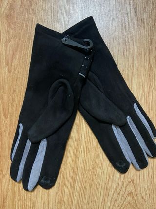 Guantes mujer negros con estrellas