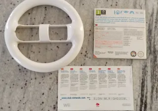 Volante Mario Kart Wii + Juego