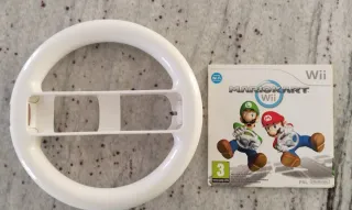 Volante Mario Kart Wii + Juego
