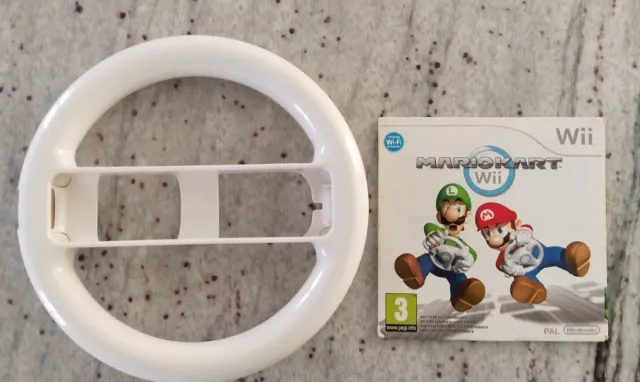 Volante Mario Kart Wii + Juego