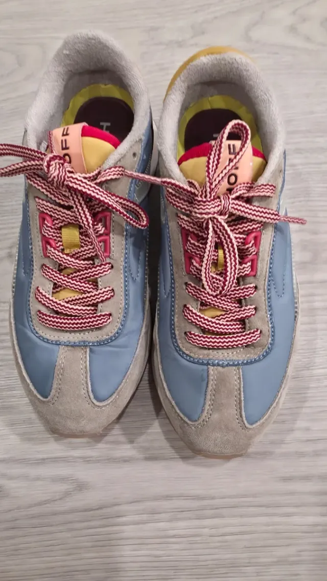 Zapatillas Hoff Mujer Azul y Gris