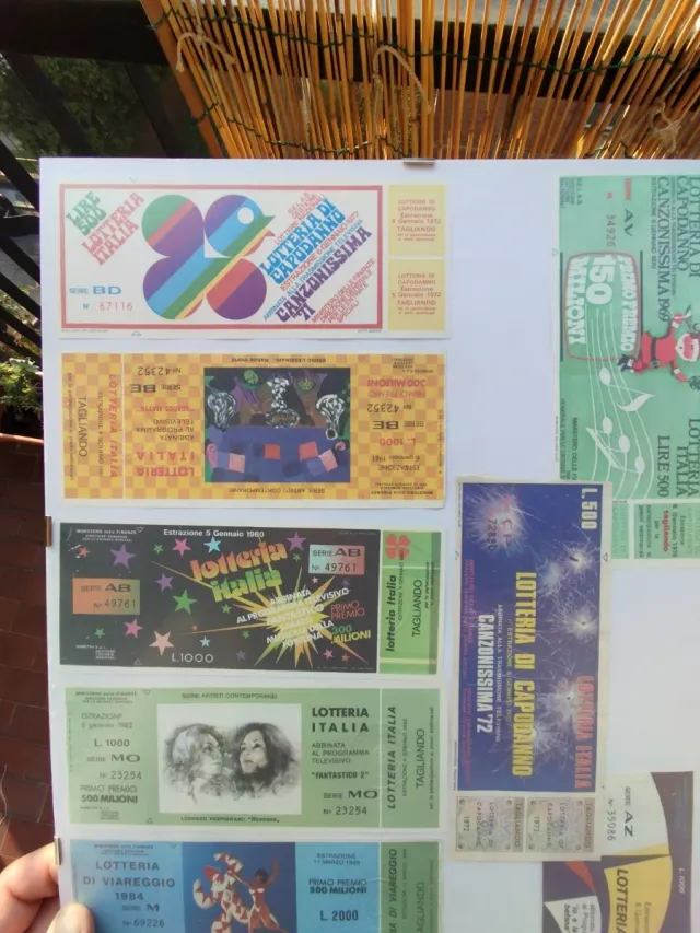 Quadro Lotteria Italia anni 60-70