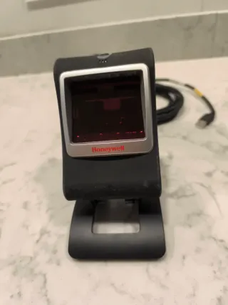 Lector Código Barras Honeywell y DNI Negro/Plata