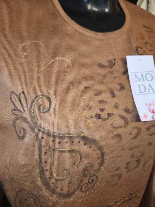 Maglia cammello lana vergine