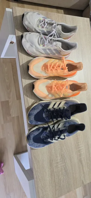 Adidas Bambas Azul y Naranja