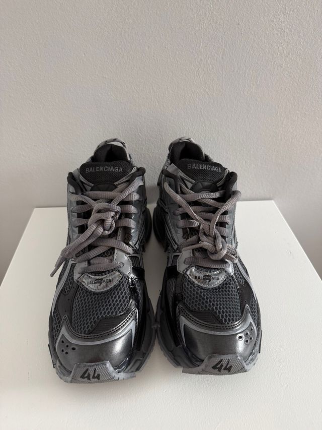 Balenciaga Runner Talla 44 Negro/Gris