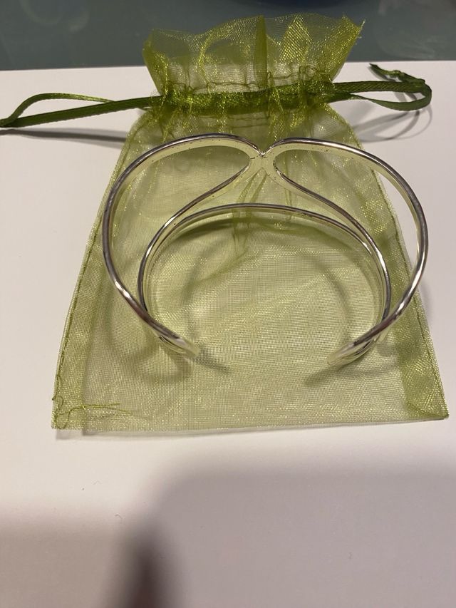 Pulsera Brazalete Plata