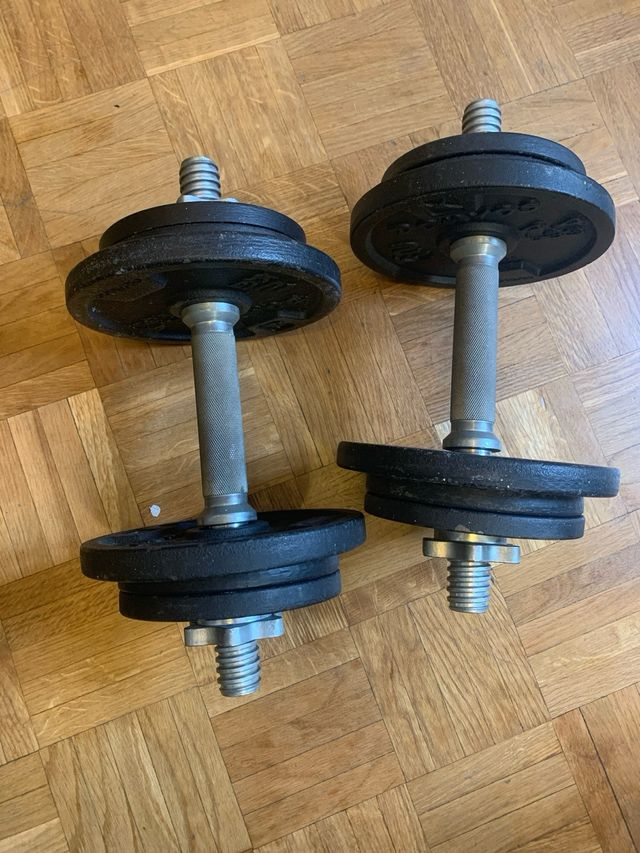 Kit de pesas y discos 10kg