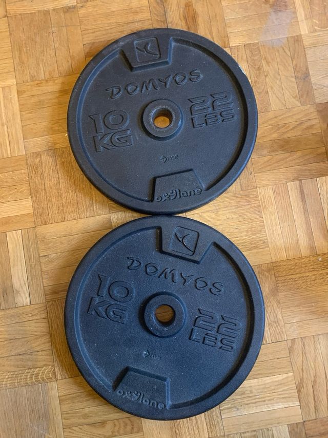 Kit de pesas y discos 10kg