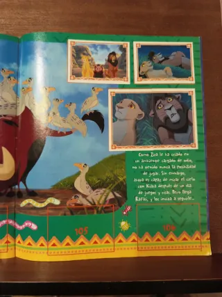 Álbum Cromos El Rey León II