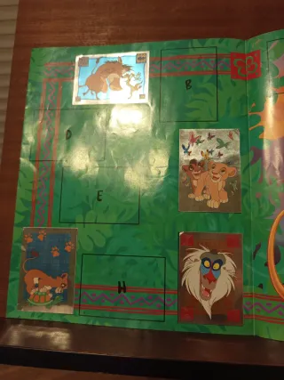 Álbum Cromos El Rey León II