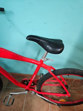 Bicicleta Fixed Cruiser Hood Bikes Roja