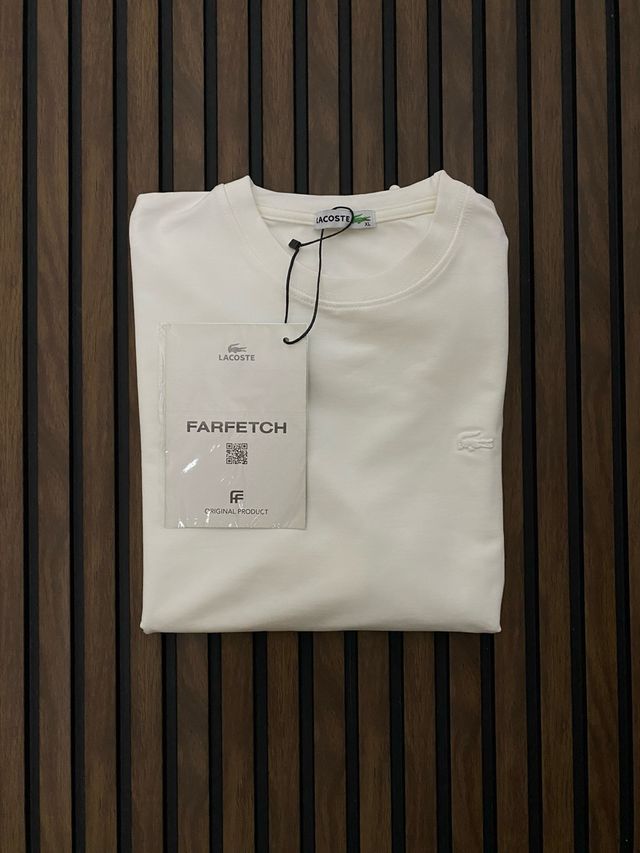 Suéter Lacoste Blanco Talla XL
