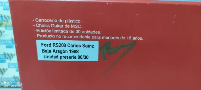 Ford RS200 Carlos Sainz Baja Aragón 1988