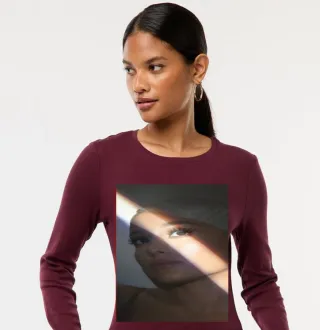 Camiseta manga larga con estampado