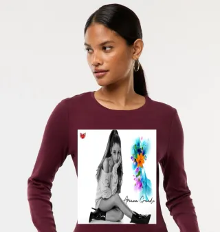 Camiseta manga larga con estampado