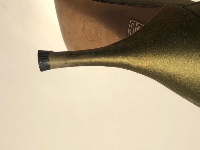 Zapatos de fiesta Magrit T38 verde y oro