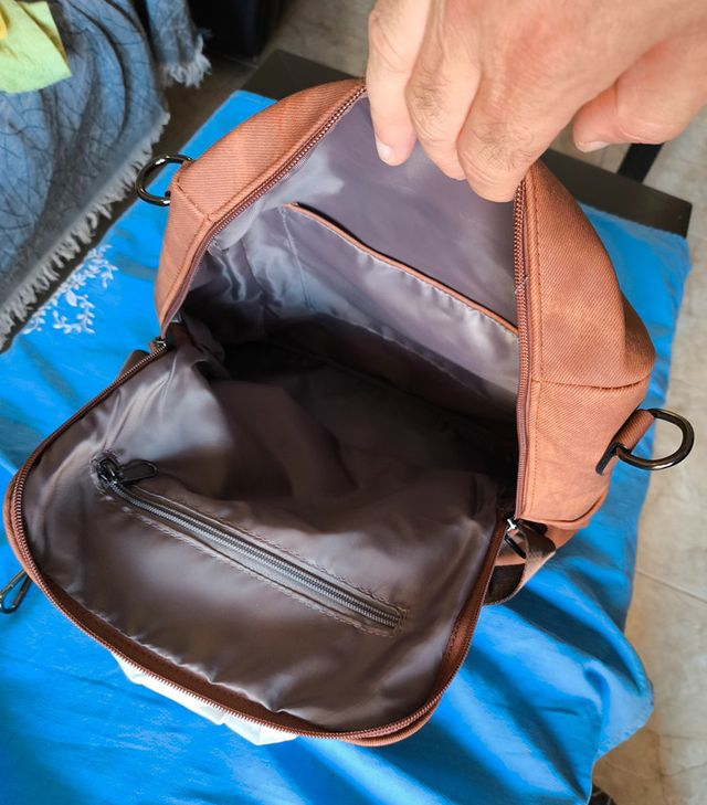 Mochila y Bolso Hombro Mujer PU Rosa