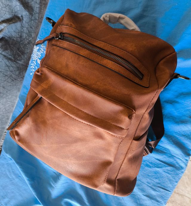 Mochila y Bolso Hombro Mujer PU Rosa