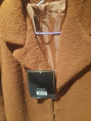 Abrigo de mujer marrón talla única