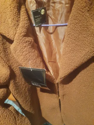 Abrigo de mujer marrón talla única