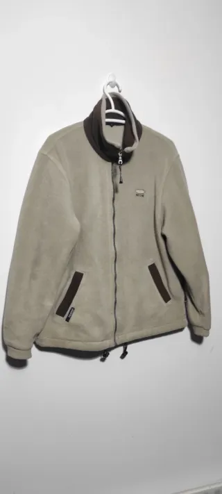 Chaqueta Polar Rox polartec Beige y Marrón