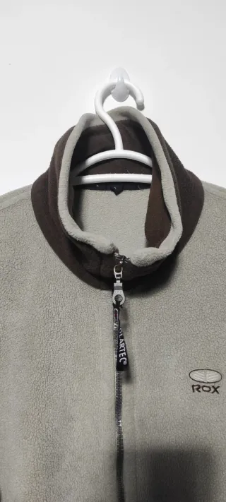 Chaqueta Polar Rox polartec Beige y Marrón