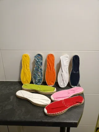 Alpargatas sin estrenar - Variedad de colores