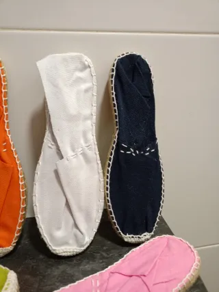 Alpargatas sin estrenar - Variedad de colores