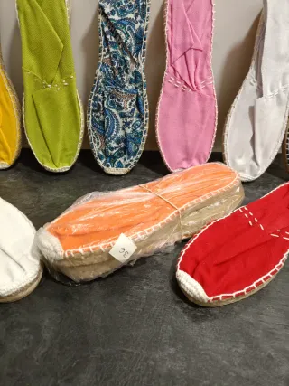 Alpargatas sin estrenar - Variedad de colores