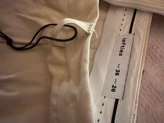 Conjunto suéter y pantalón beige S