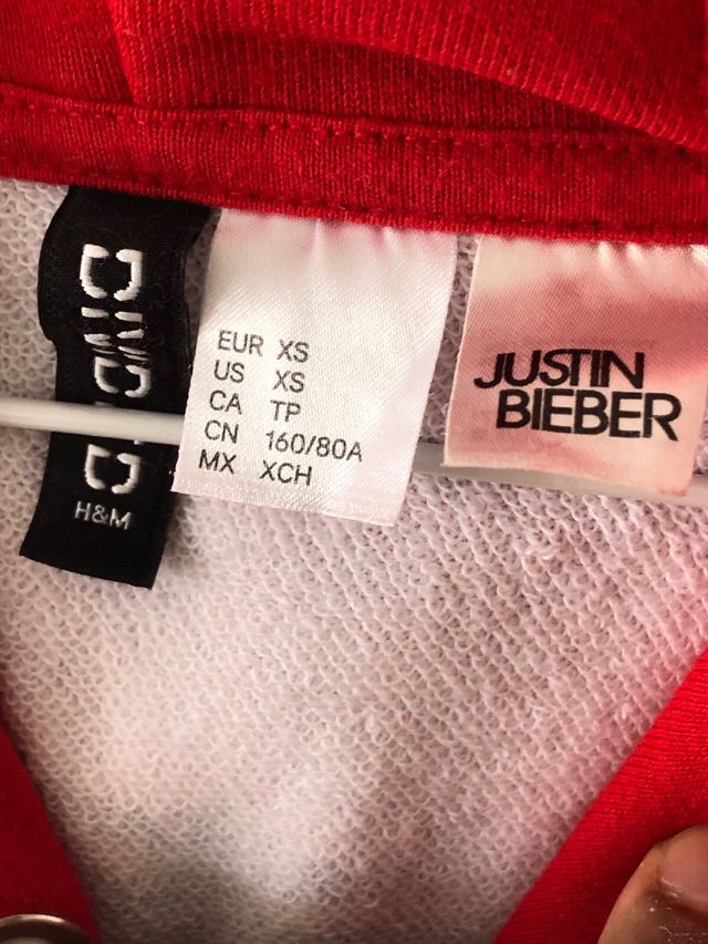 Felpa H&M Bieber Purpose Tour