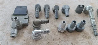 Conectores y codos para manguera de gas