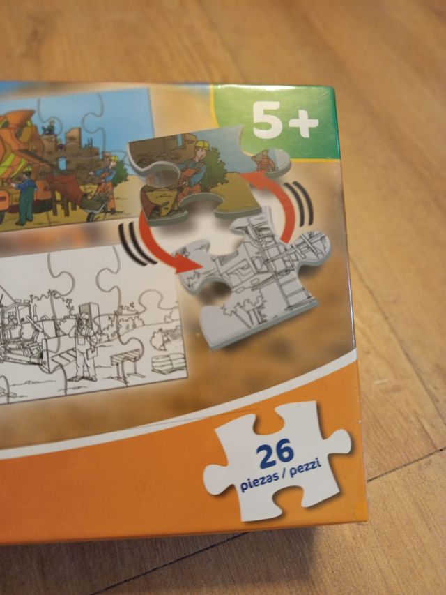 Puzzle 2 en 1 para pintar Nuevo