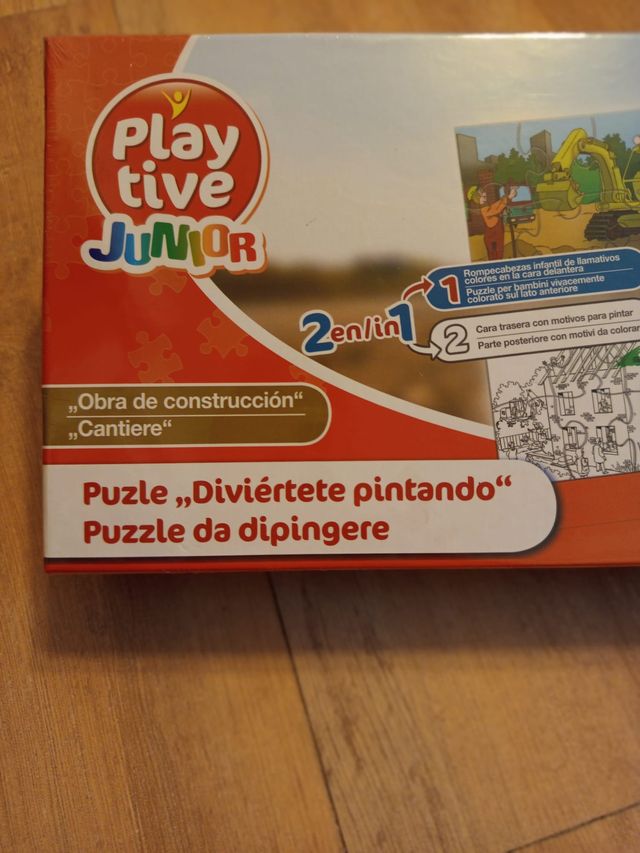 Puzzle 2 en 1 para pintar Nuevo