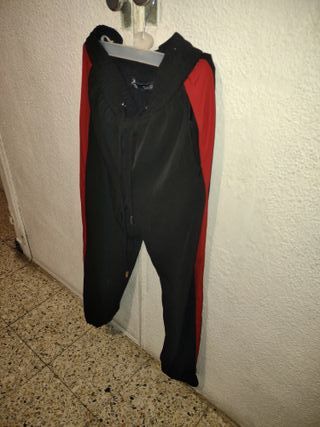 Pantalón Zara Mujer Negro y Rojo