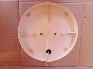 Plafoniera moderna di forma tonda e colore bianco