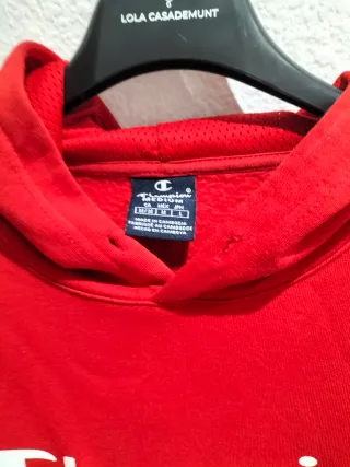 Sudadera Champion Roja Talla M