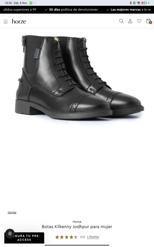 Botines de montar Horze