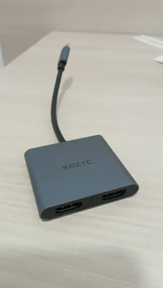 Adaptador Split 2x HDMI a USB-C
