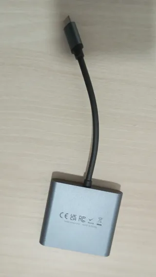 Adaptador Split 2x HDMI a USB-C